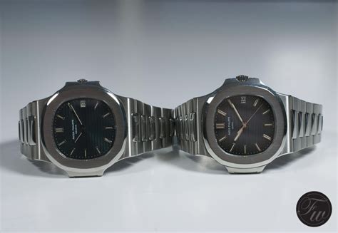 Two Patek Philippe Nautilus Watches: 3700/1A Versus 5711/1A